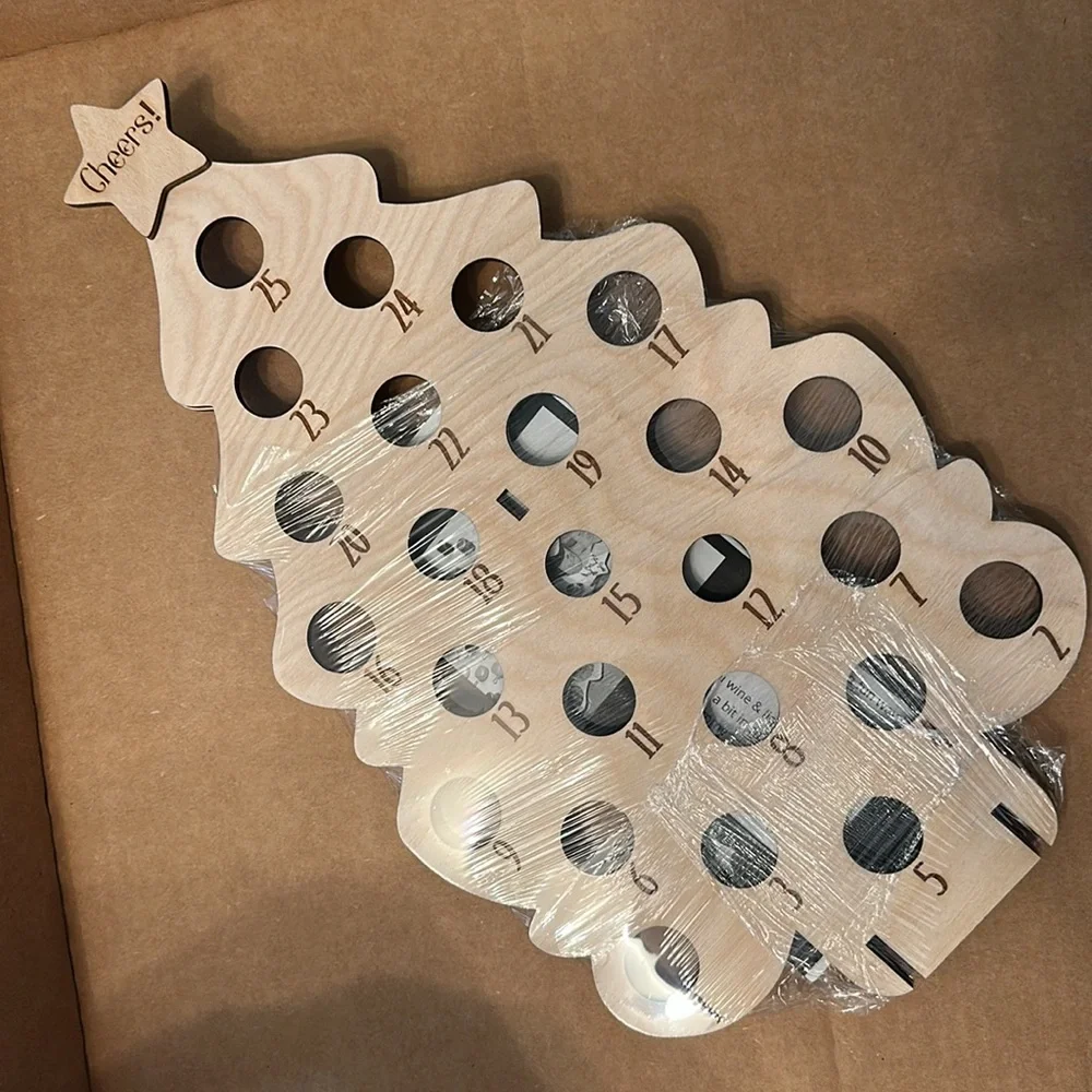 Adult Advent Christmas Tree | Christmas Countdown | Just Add Mini Bottles!